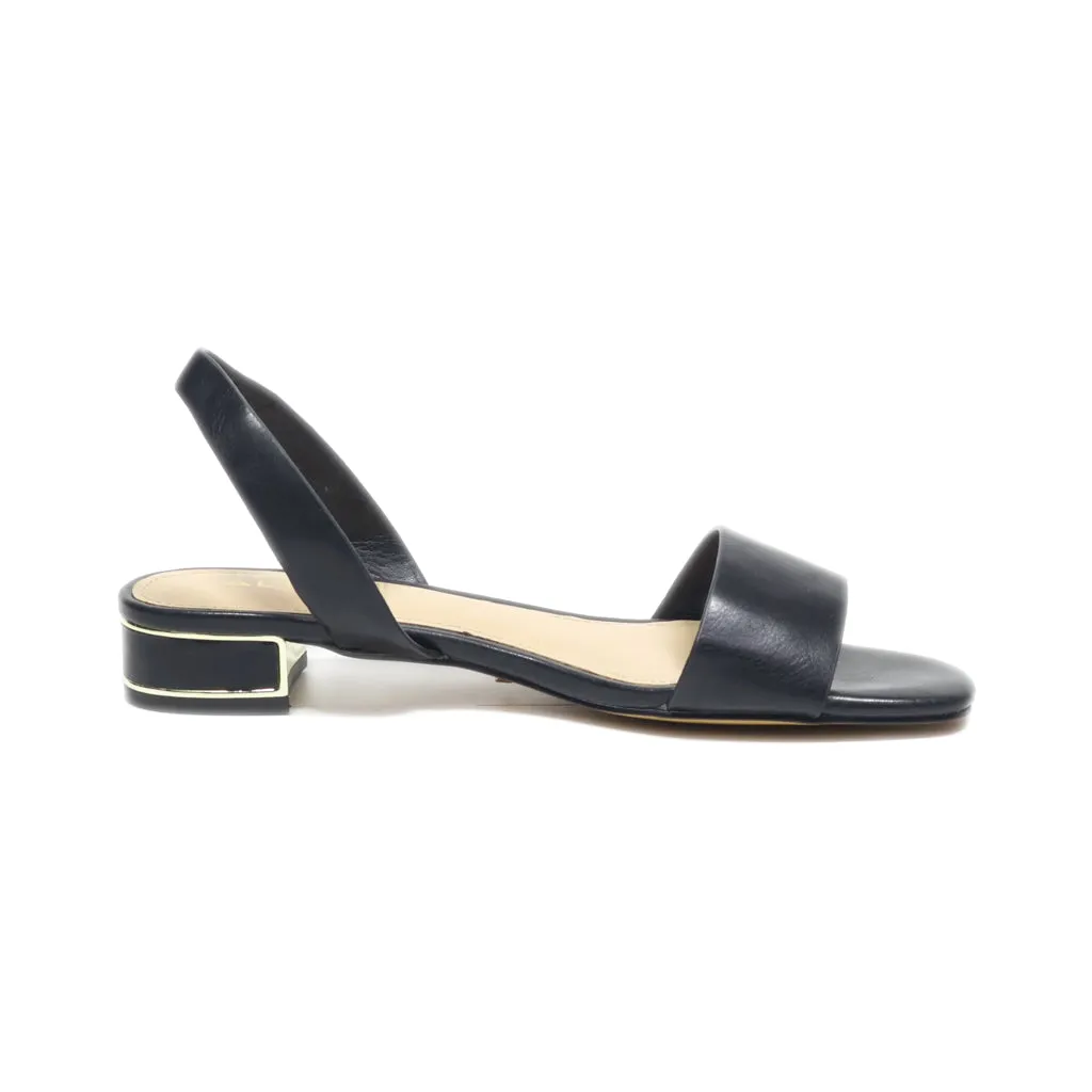 Aldo Mid-Heel Sandals Leather Black Colour For Women