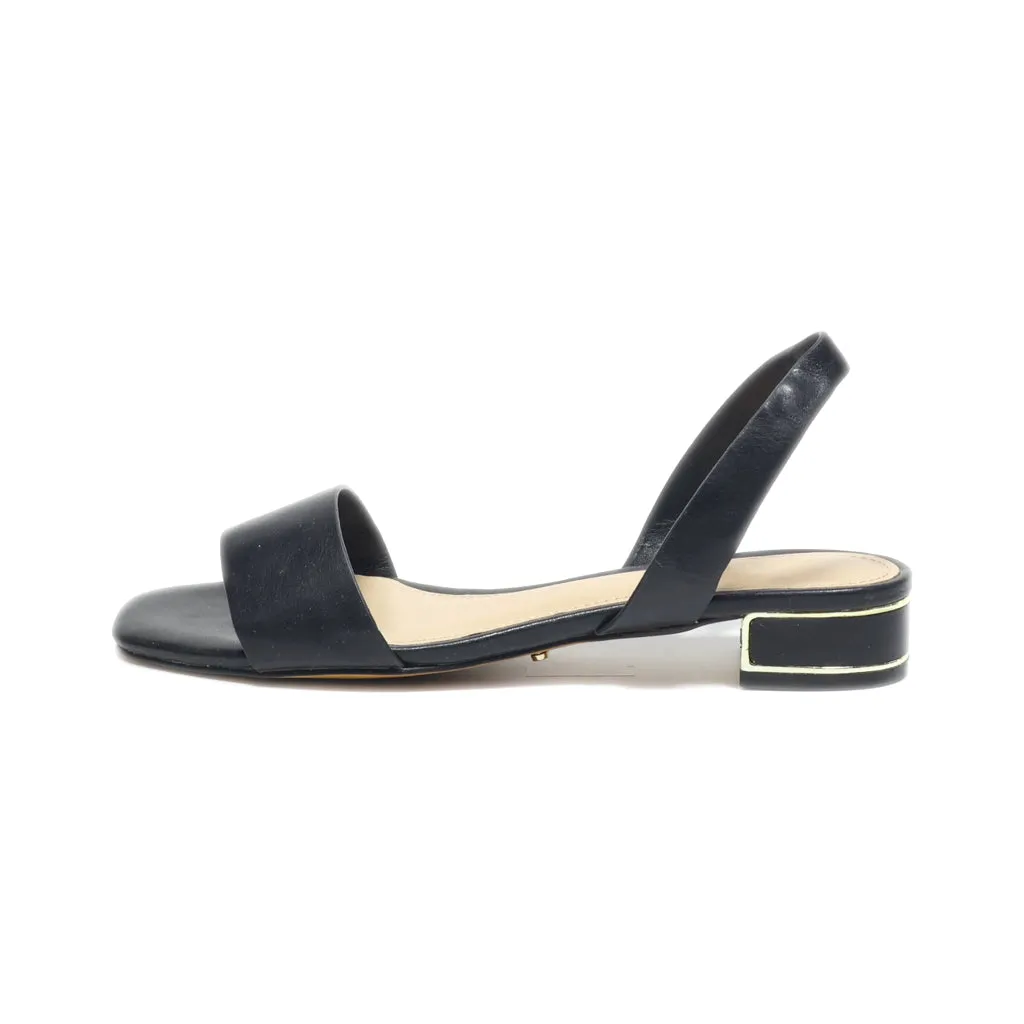 Aldo Mid-Heel Sandals Leather Black Colour For Women