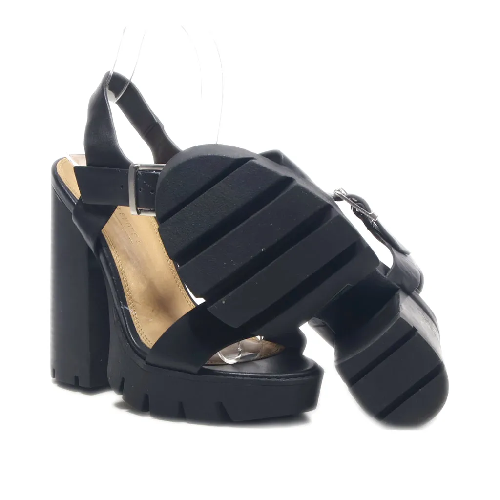 Asos High-Heel Sandals Leather Black Colour For Women