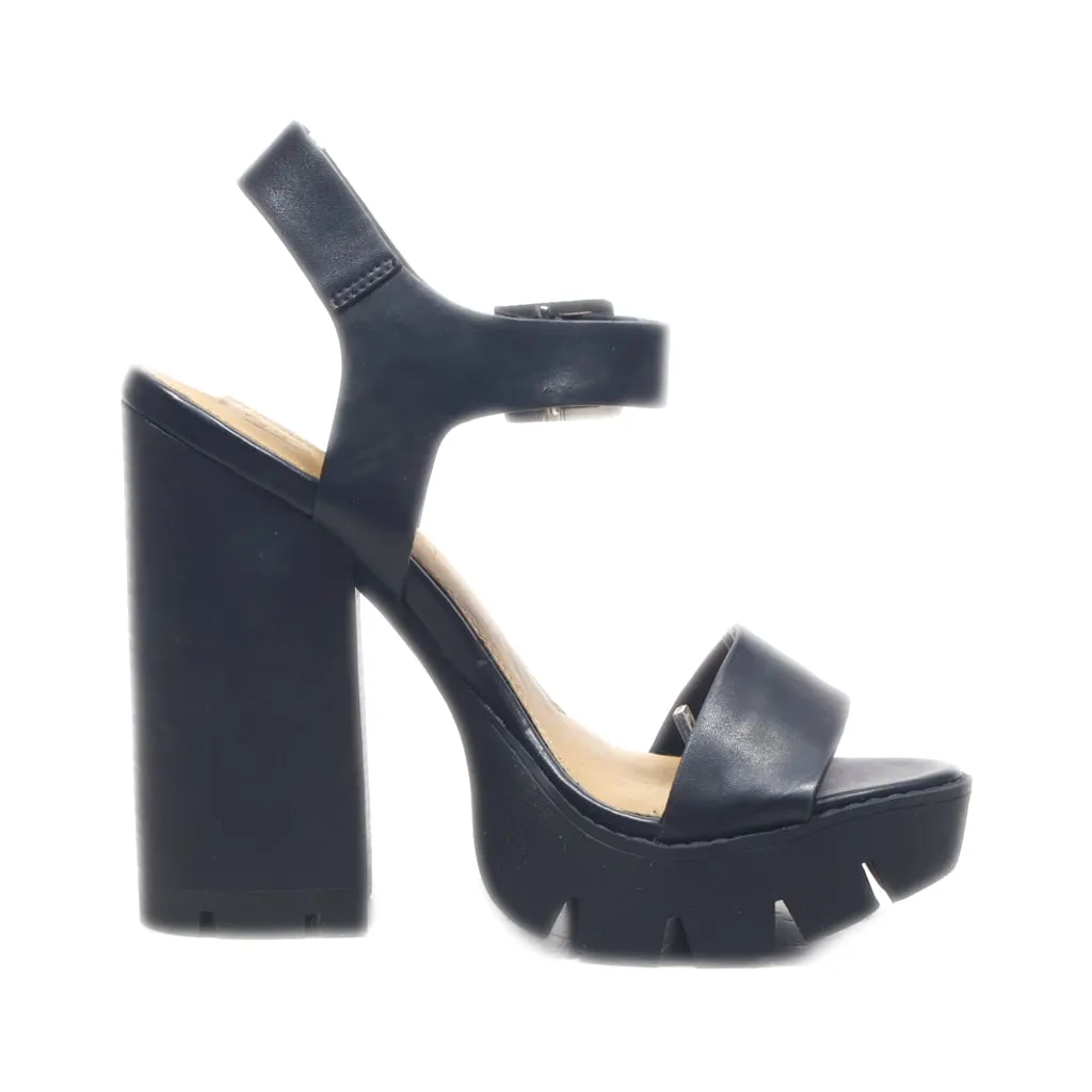 Asos High-Heel Sandals Leather Black Colour For Women
