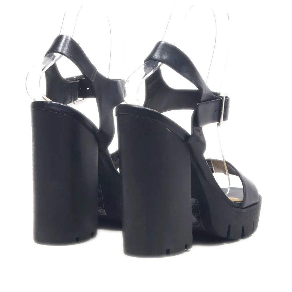 Asos High-Heel Sandals Leather Black Colour For Women