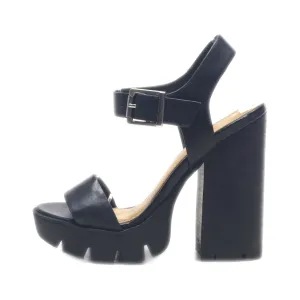 Asos High-Heel Sandals Leather Black Colour For Women