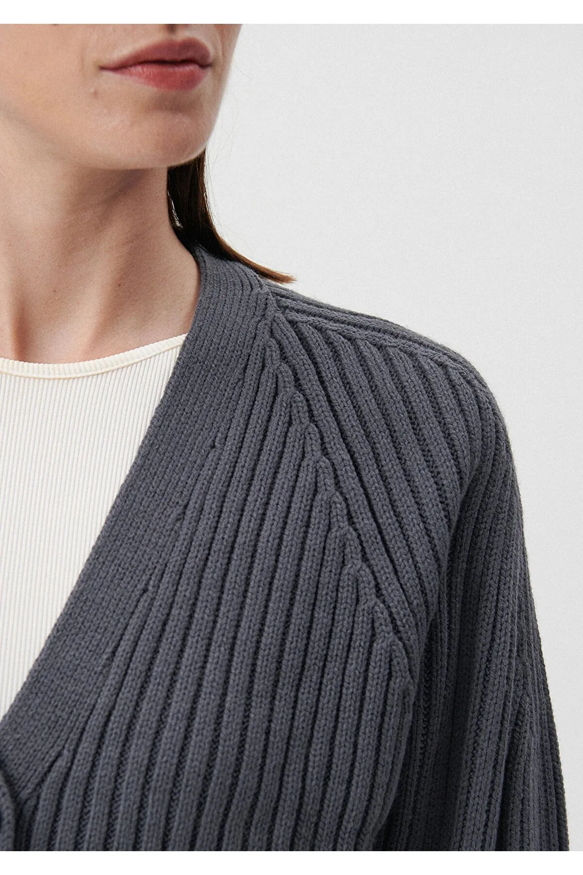 Blue Women's Gray Cardigan