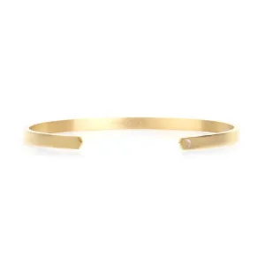 Don Carlo Classic Cuff Gold Bracelet