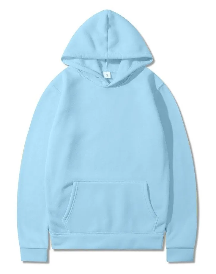 Fashion Solid Color Men's Sweatshirts with Hood and Pockets - SF0373