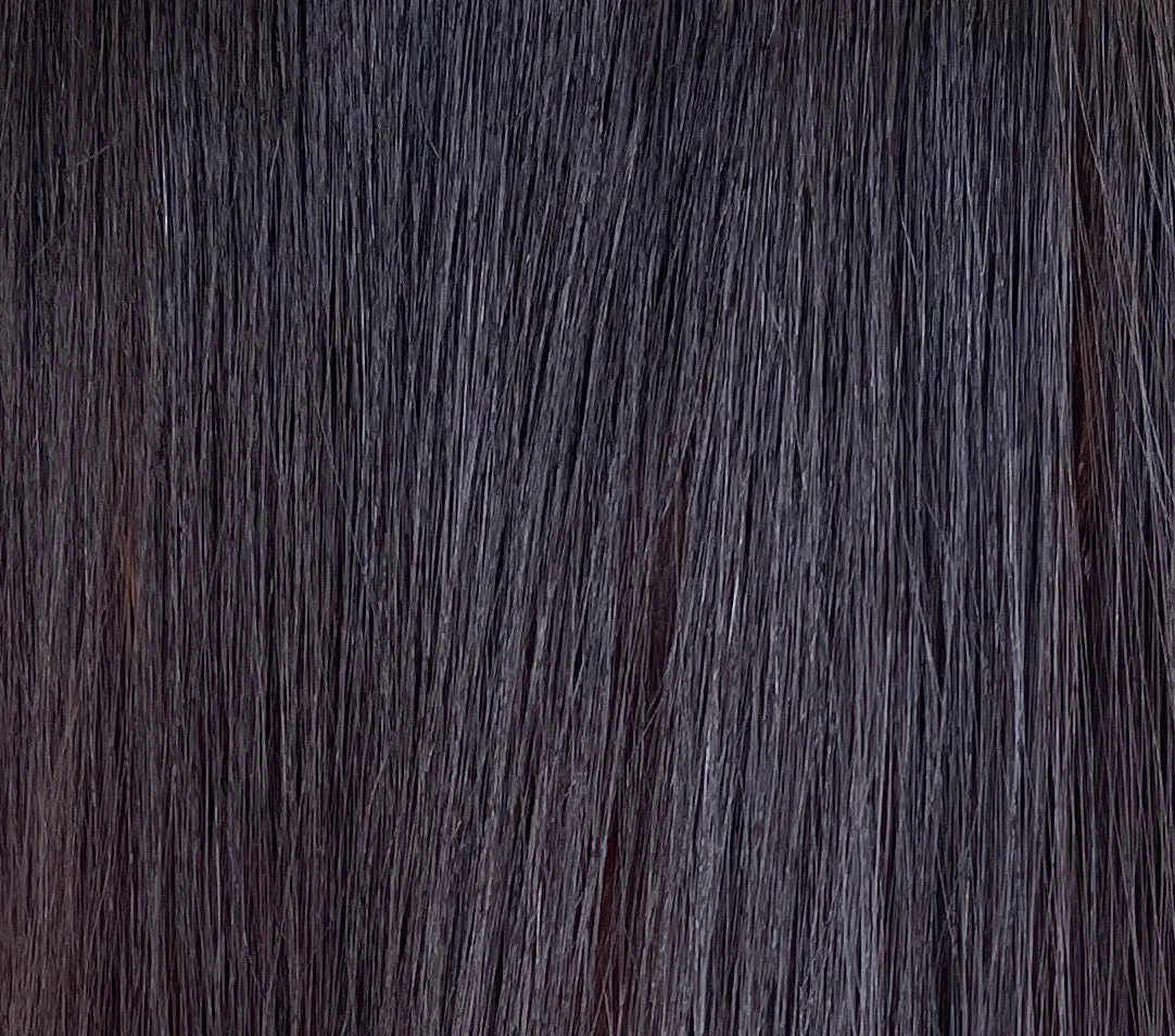 Her Hair My Head | NAOMI | Mini Super Flat topper | 3x5" base | Fully hand-tied lace top | 14" length
