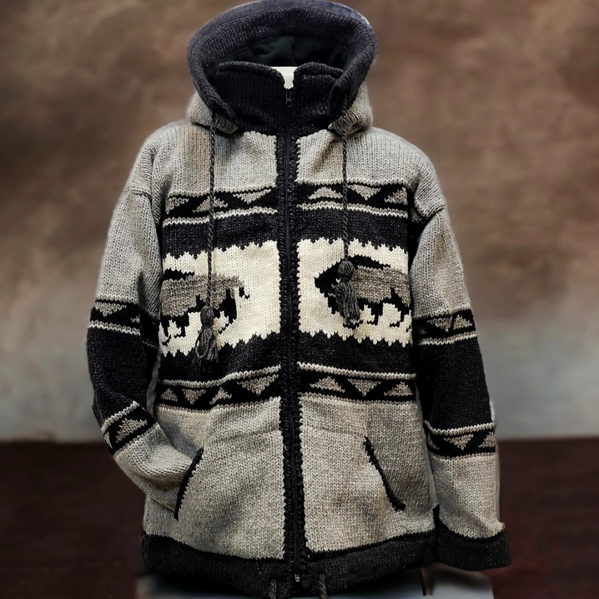 OLDTRIBES™ Majestic Buffalo Wool Jacket