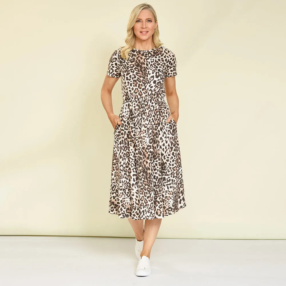 Piper Dress (Leopard)